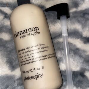 Philosophy Cinnamon Sugared Apples Hydrating Shower Gel - Brand New 32floz Jumbo
